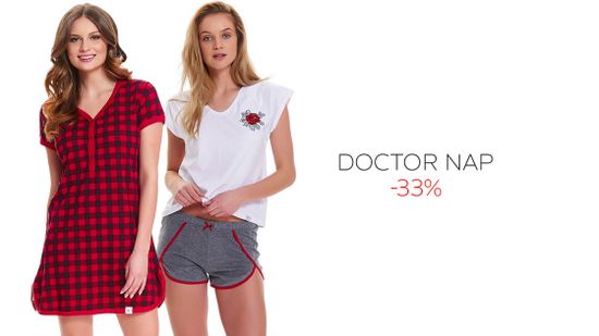 Скидка 33% на домашнюю одежду Doctor Nap ✨