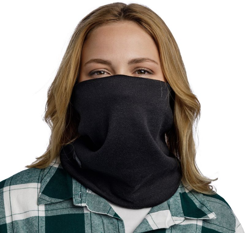 Шарф-труба вязаный Buff Knitted Neckwarmer Niels Evo Black Фото 3