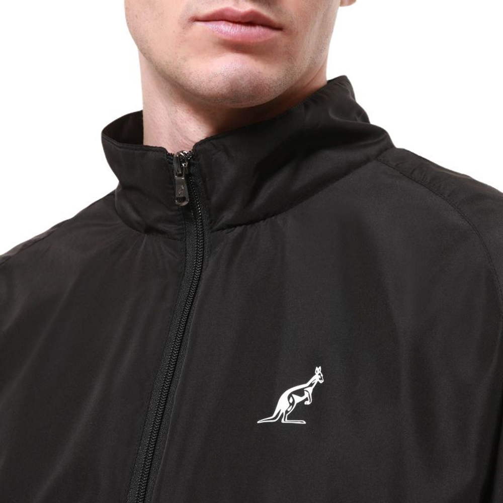 Мужской теннисный костюм Australian Smash Tracksuit With Lines - black