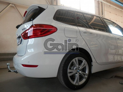 Фаркоп оцинкованный Galia B023C для BMW X1 F48 07/2015-, BMW 2-Series Active Tourer F45 09/2014-, BMW 2-Series Gran Tourer F46 05/2015-(паспорт и сертификат в комплекте)(без электрики)