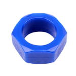 Эрекционное кольцо Nust Bolts Cock Ring, голубой (Цвет: голубой)