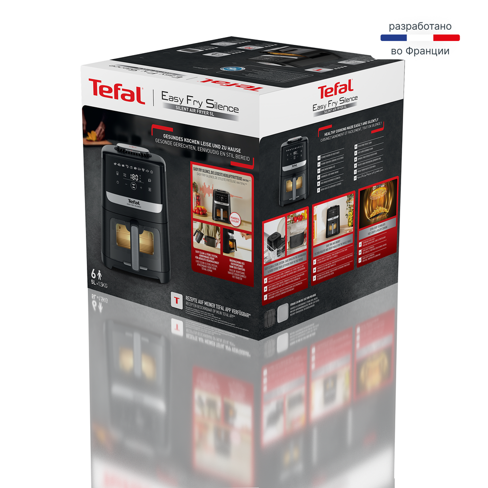 Аэрогриль Tefal Easy Fry Silence EY5568E0 со смотровым окном