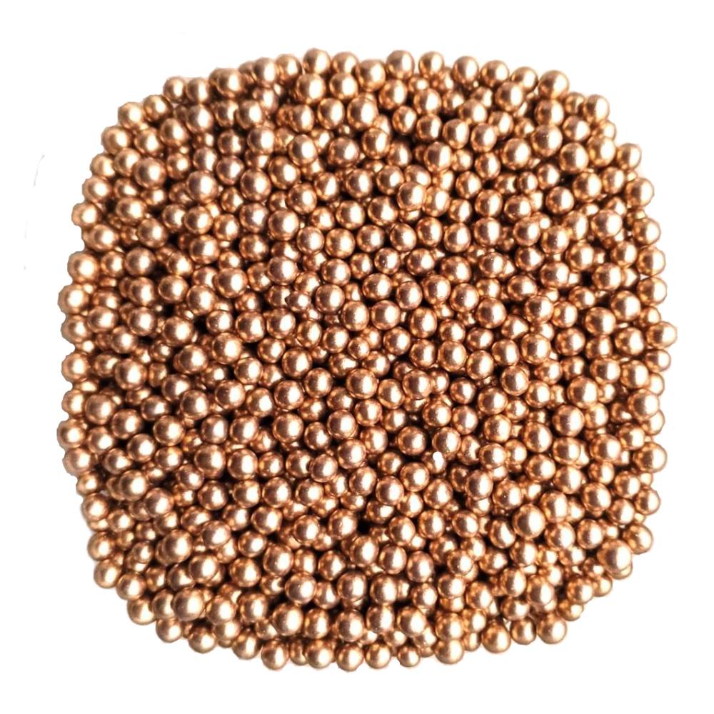 Шарики сахарные золотые 5 мм, пр-во Россия, 50 г