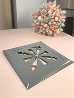 Вентиляционная решетка на магнитах с диффузором. РПР150 Серый