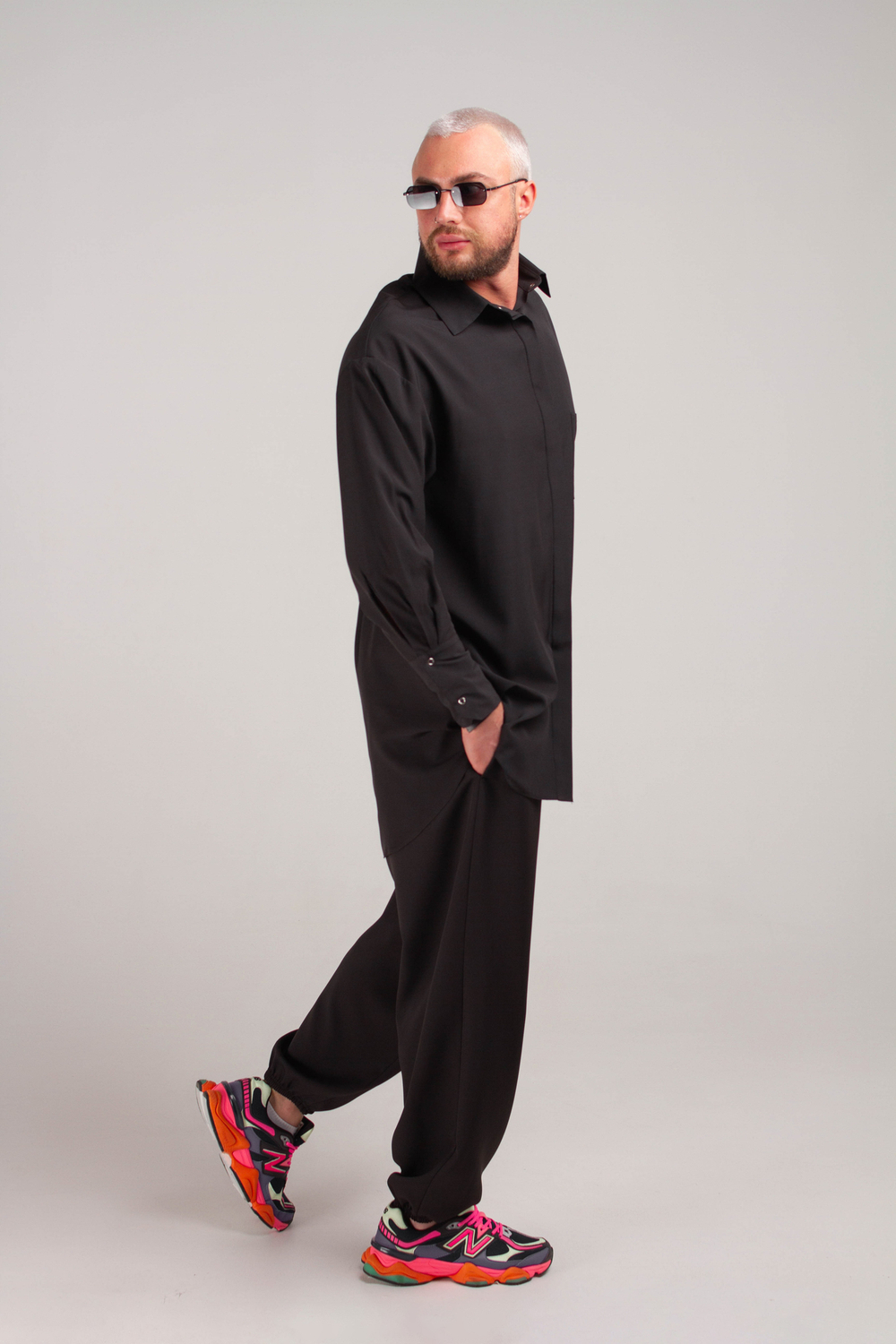 МУЖСКАЯ УДЛИНЕННАЯ РУБАШКА. PROF