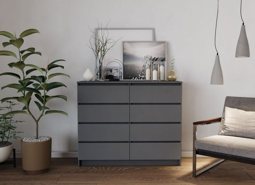 Комод Мори МК 1200.8 Графит