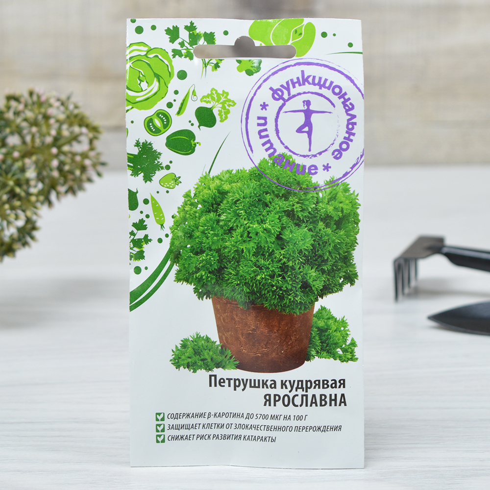 ПЕТРУШКА Ярославна кудрявая (3г) среднеспелый Цв.пак. (10шт)