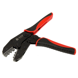 МАСТАК (106-40007C) Кримпер храповичный для обжима изолированных наконечников, 7 предметов, кейс