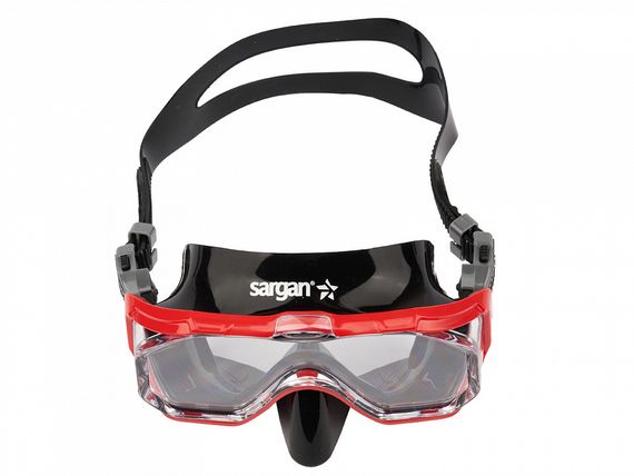 Маска Sargan Панорама черный/красный