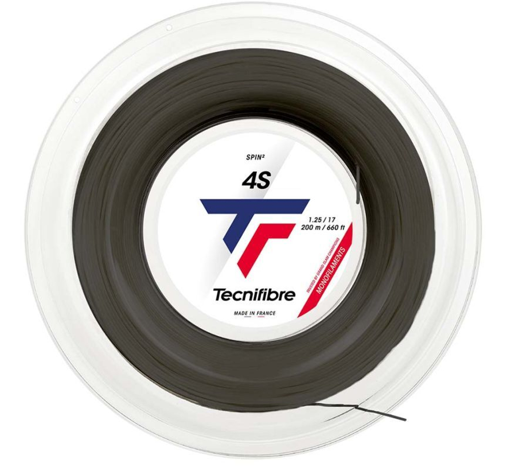 Теннисные струны Tecnifibre 4S (200 m) - черный