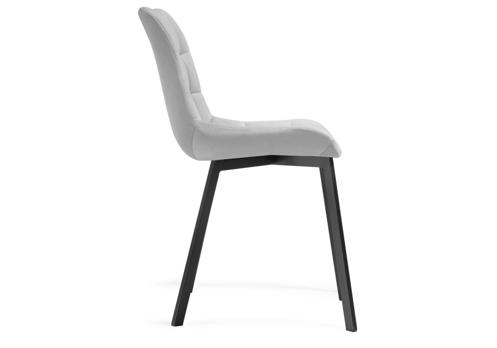 Стул на металлокаркасе Челси черный / светло-серый