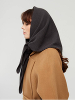 Оренбургский платок-косынка К820-24 графит