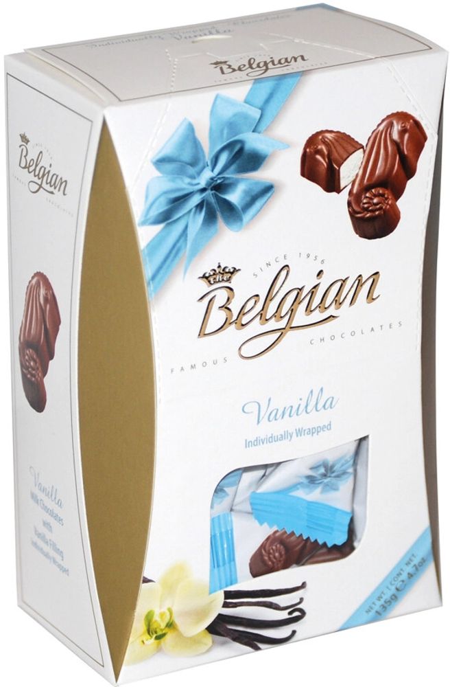 Шоколад Бельгиан Морские коньки с ванилью / The Belgian Vanilla Seahorses 135г