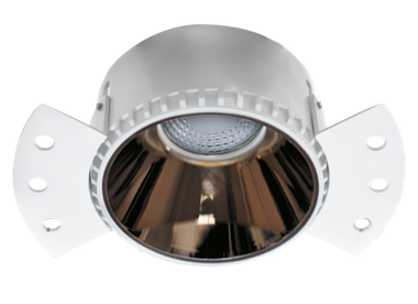 Встраиваемый светодиодный светильник под сменную лампу,  золото