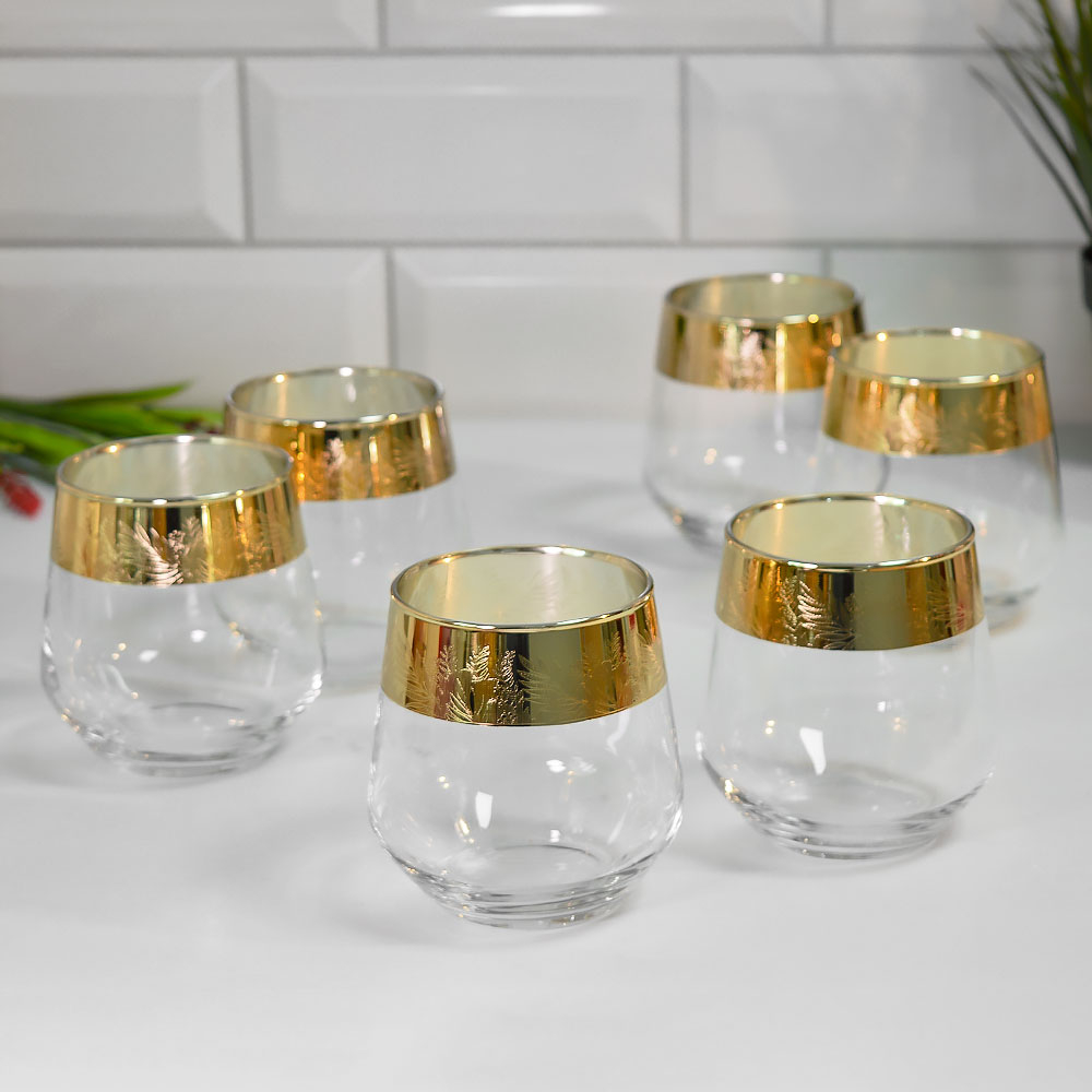 Набор стаканов для виски 6шт 390мл "Летний сад"