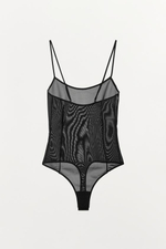 БОДИ НА ПЛЕЧИКАХ ИЗ ПОЛИАМИДНОЙ ТКАНИ - ZARA