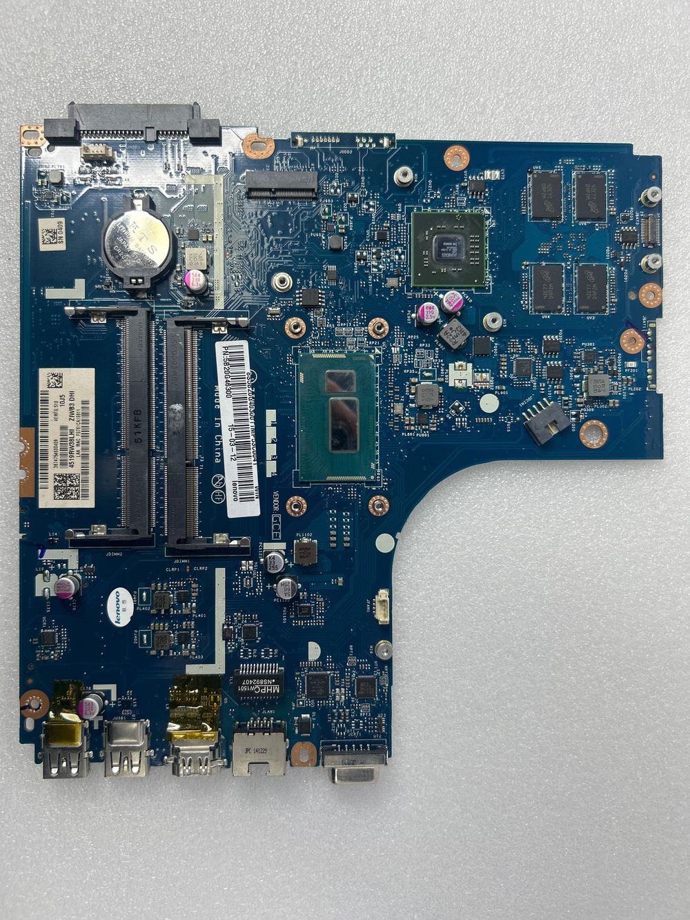 Материнская плата для ноутбука Lenovo B50-70 LA-B09 W8S 2G Intel core i3-4030 FP DOC 1000 (5B20G46300), оригинал