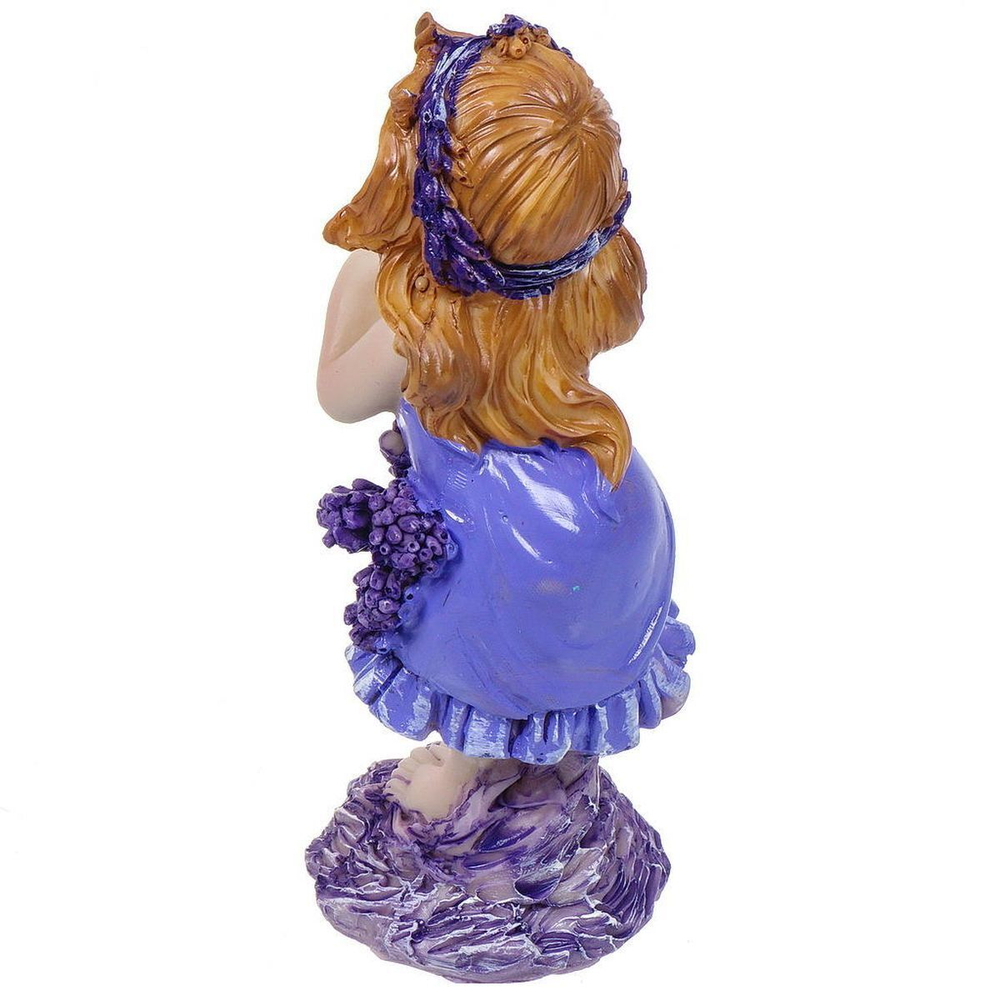 Фигурка декоративная Лавандовая девочка, 14 см, Y4-3675