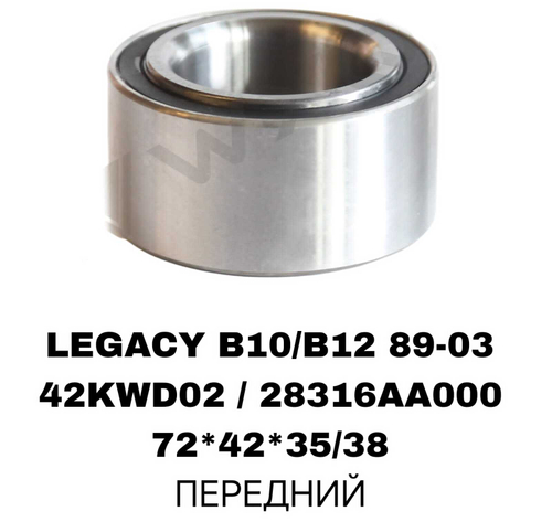 ПОДШИПНИКИ LEGACY B10/B11/B12 89-03/BLUBERD U12/11/WU11
