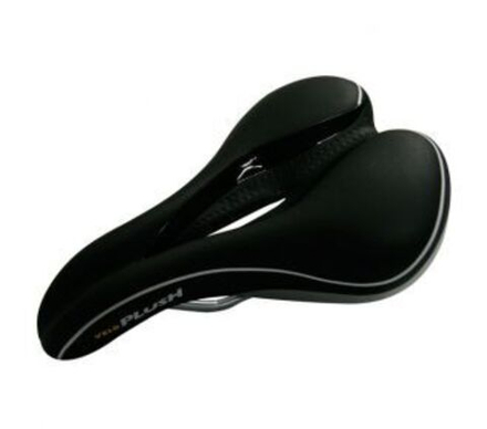 Седло Velo VL-4190 245x16 анатомическое, с вентиляционным отверстием, ,блестящая черная отделка