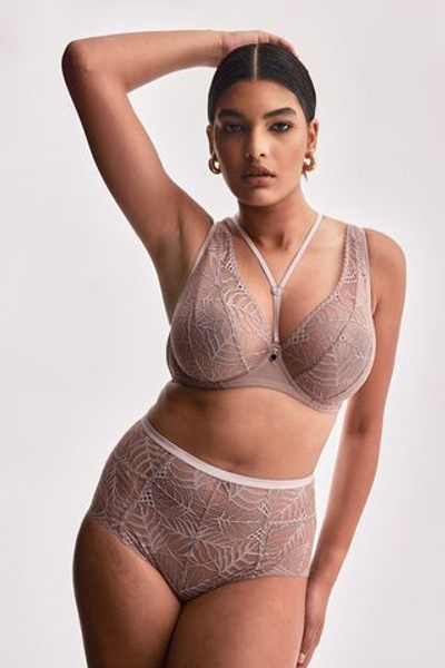 Трусики-слипы с высокой линией талии Denver (Размер: 42) (Цвет: кофейный)