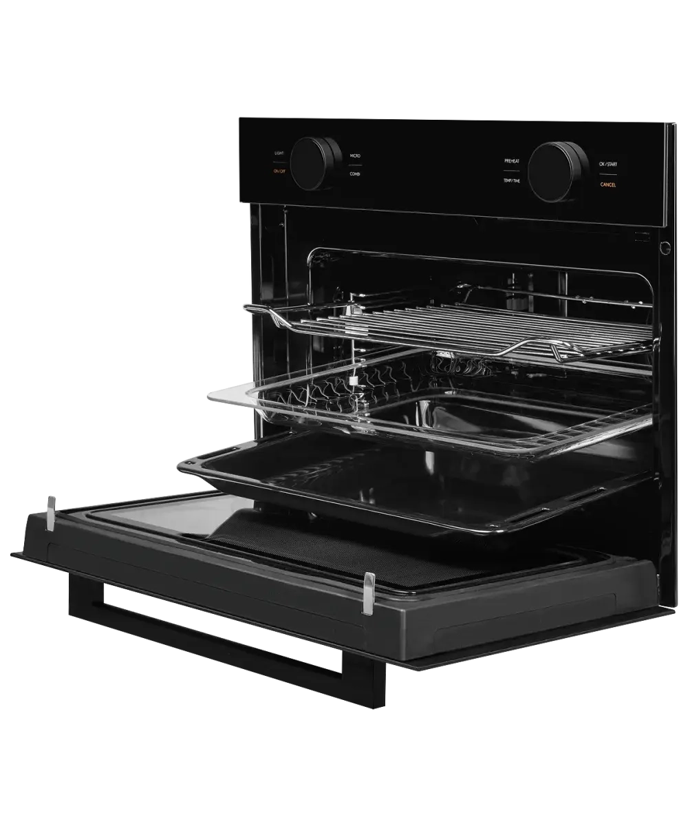 Духовой шкаф электрический с функцией СВЧ Kuppersberg KMW 612 Black