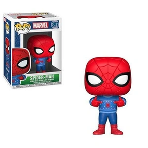 Funko Bobble: Marvel:Holiday: Spider-Man in Ugly Sweater