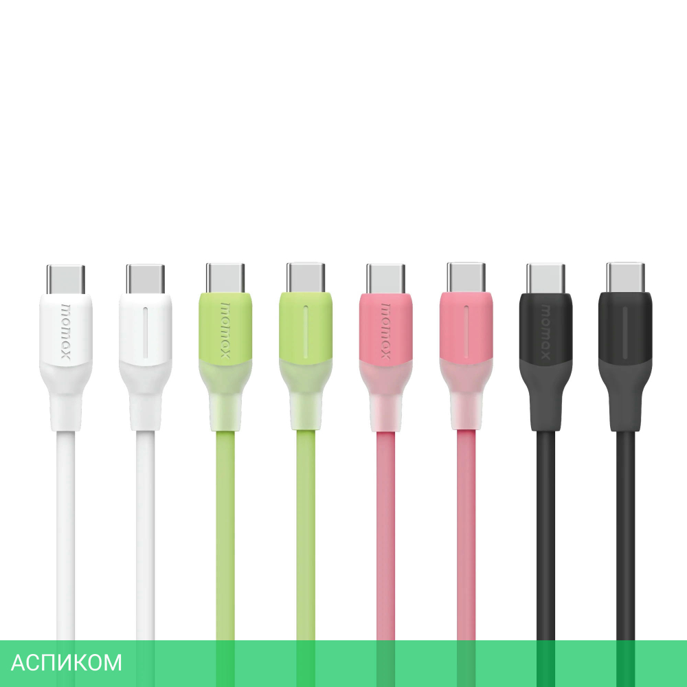 Кабель Momax 1-Link DC23D USB-C/USB-C 1.2м Black