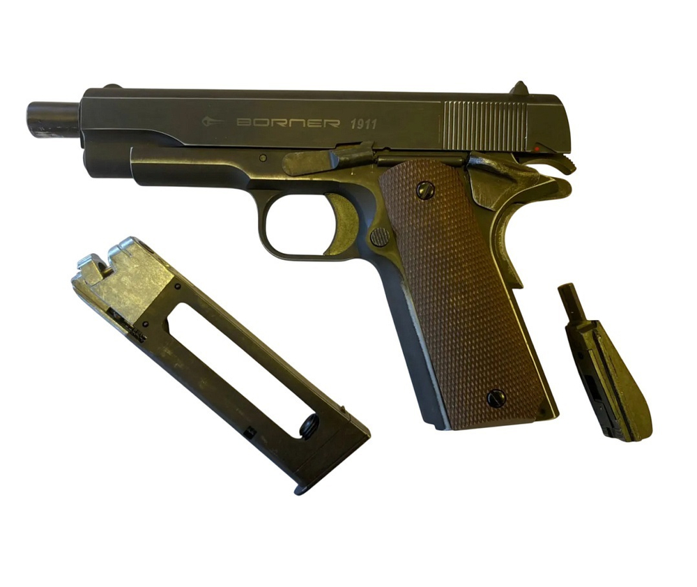 Пистолет пневматический Borner 1911 Blowback
