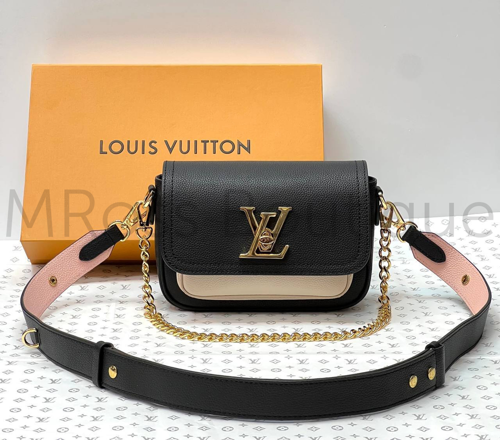 Сумка Lockme Tender Louis Vuitton черного цвета