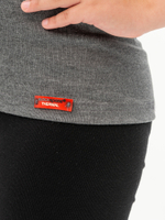 Футболка детская термо унисекс серый меланж