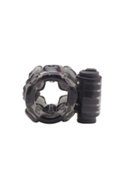 Пепельное эротическое кольцо с вибрацией Orgasmus III (Цвет: серый)