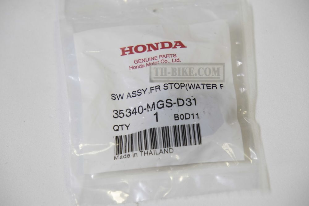 35340-MGS-D31 (35340-MM5-600). SWITCH ASSY., FR. STOP