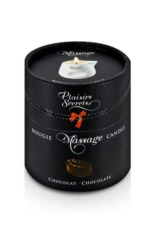 Массажная свеча с ароматом шоколада Bougie de Massage Gourmande Chocolat - 80 мл.