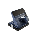 Дырокол 30л. KW-trio металл, синий, с линейкой 0916BLU