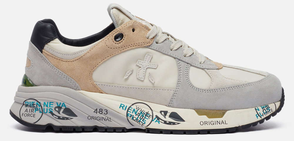 Premiata Mase 5490 Серые с бежевым