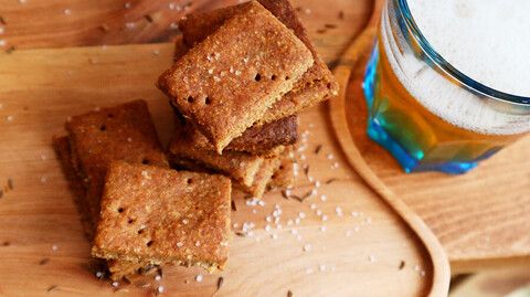 Ржаные криспы на остатках закваски