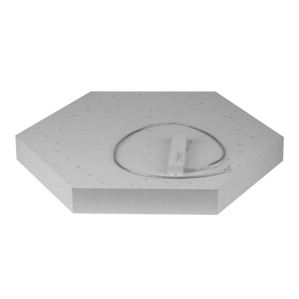 Светильник LED ЭРА Geometria SPO-122-W-40K-066 Hexagon 66Вт 4000К 5300Лм IP40 800*800*80 белый подвесной