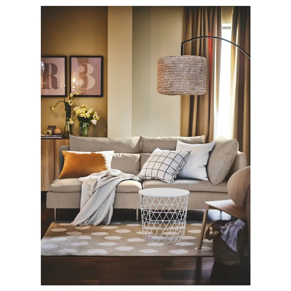 Столик с отделениями д/хранения - IKEA KVISTBRO/ИКЕА КВИСТБРУ, 44х44х42 см, белый