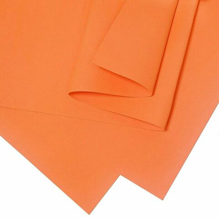 Фоамиран лист 60*70/10шт ОРАНЖЕВЫЙ