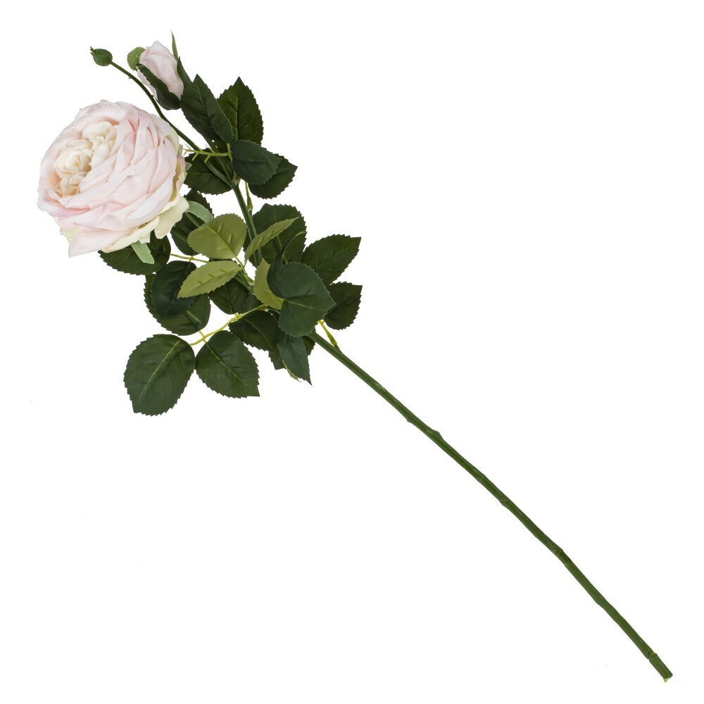 GAEM Цветок искусственный с каплями росы "Роза", L13 W14 H64 см