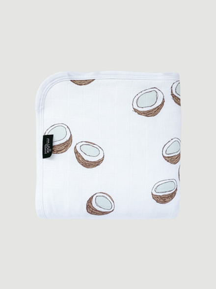 Муслиновое утеплённое одеяло Mjölk Кокосы