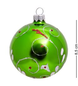 Элита НФШ-1267 Набор ел.украшений Шар 3шт «Лирика» 80 мм