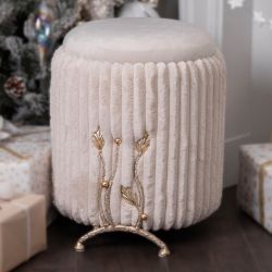 Банкетка Терра Грасс Айвори Мраморное золото