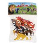 Набор диких животных 6шт, пакет DY518-15