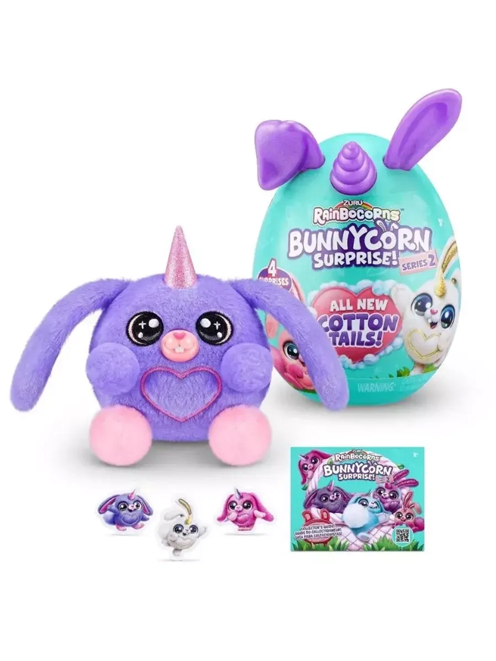 Мягкая игрушка сюрприз яйцо Rainbocorns Bunnycorn серия 2