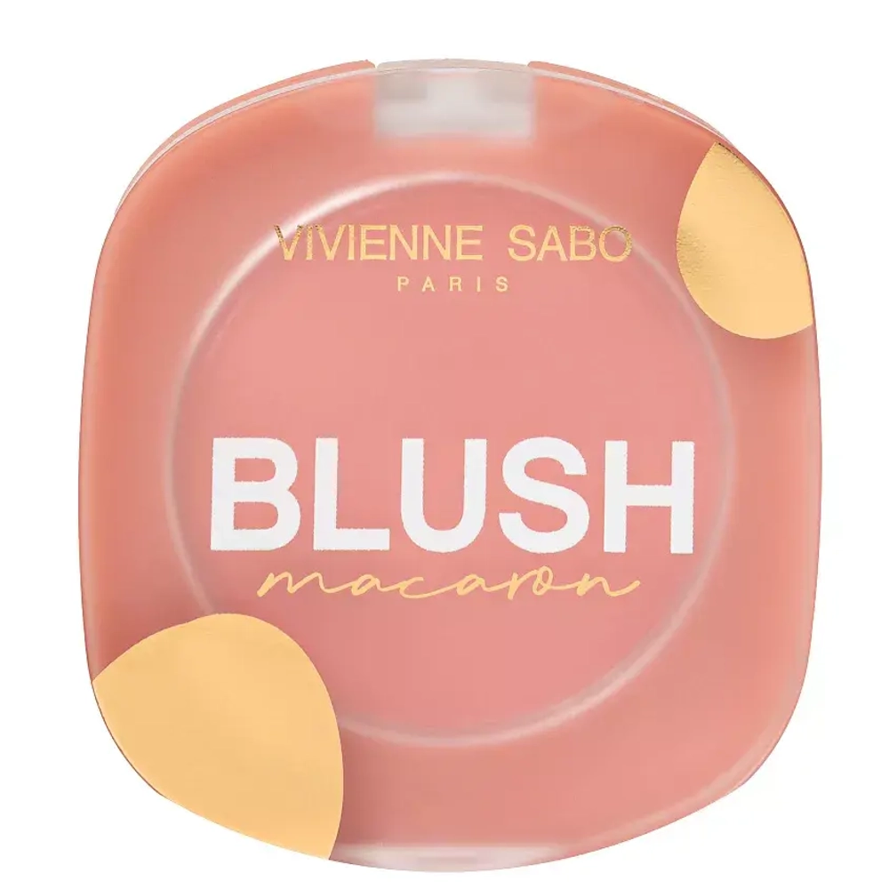 Vivienne Sabo Macaron Matte Face Blush Матовые румяна для лица 01 Персиковый
