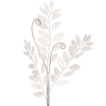 Ветка декоративная «Изящный вензель» 82 см, Белый