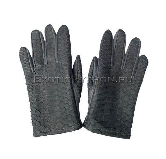 Перчатки из кожи питона AC-71