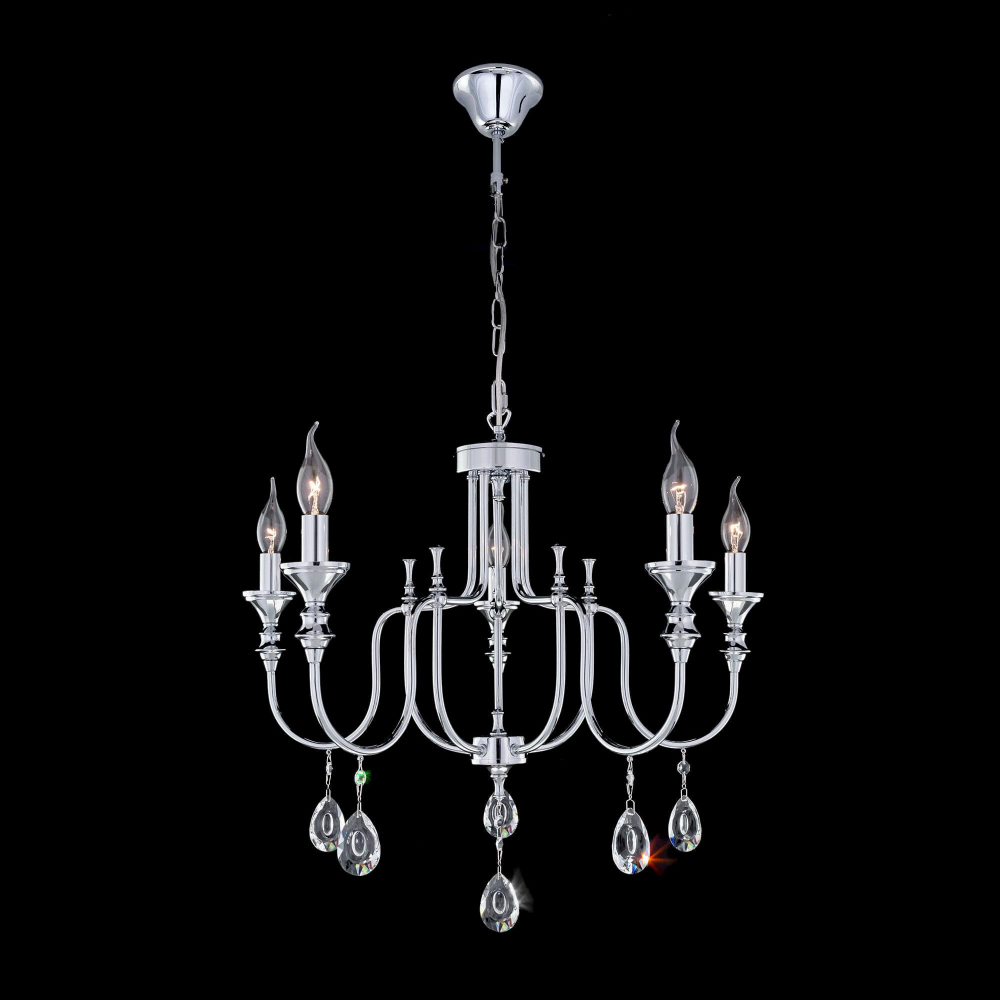 Citilux Рига CL437151 Люстра подвесная Хром